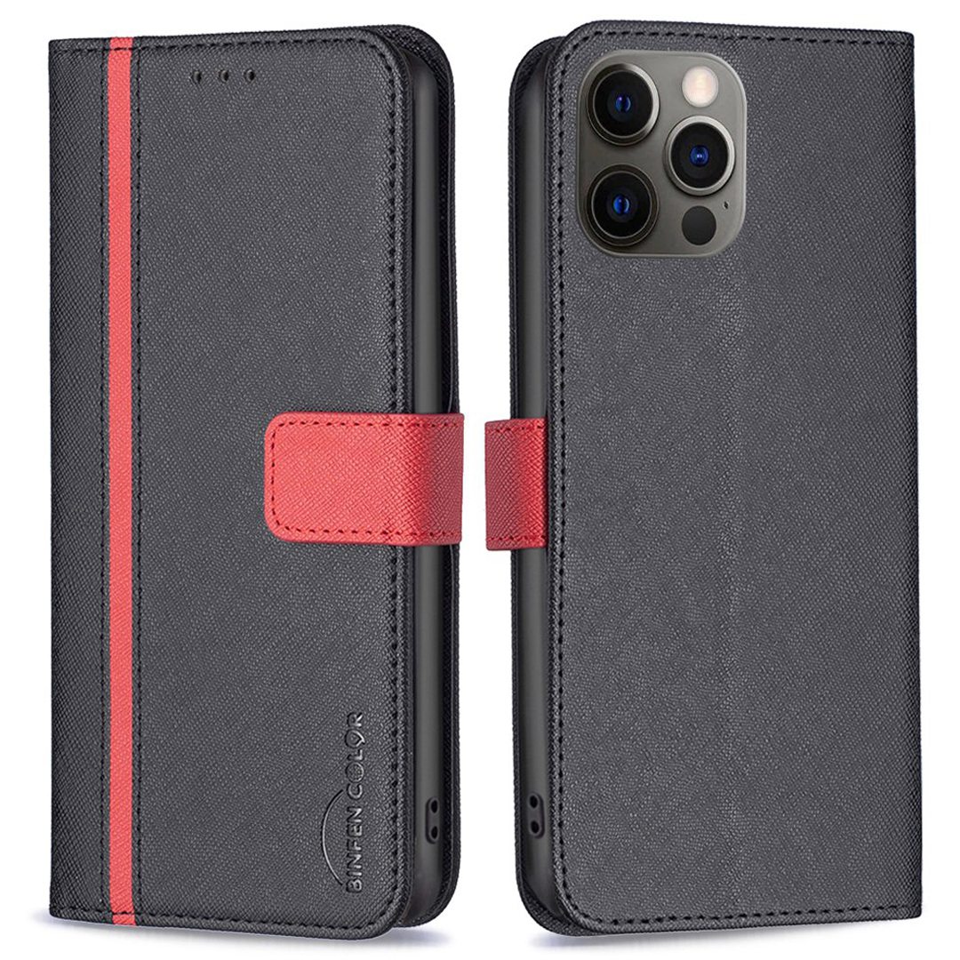 BINFEN COLOR Wear-resistant Phone Case for iPhone 12 Pro 6.1 inch BF Leather Series-9 Style 13 TPU+PU Leather Case Cross Texture Splicing Cover Stand - Black, iPhone 12 Pro
BINFEN COLOR Wear-resistant Phone Case for iPhone 12 Pro 6.1 inch BF Leather Series-9 Style 13 TPU+PU Leather Case Cross Texture Splicing Cover Stand - Black, iPhone 12 Pro