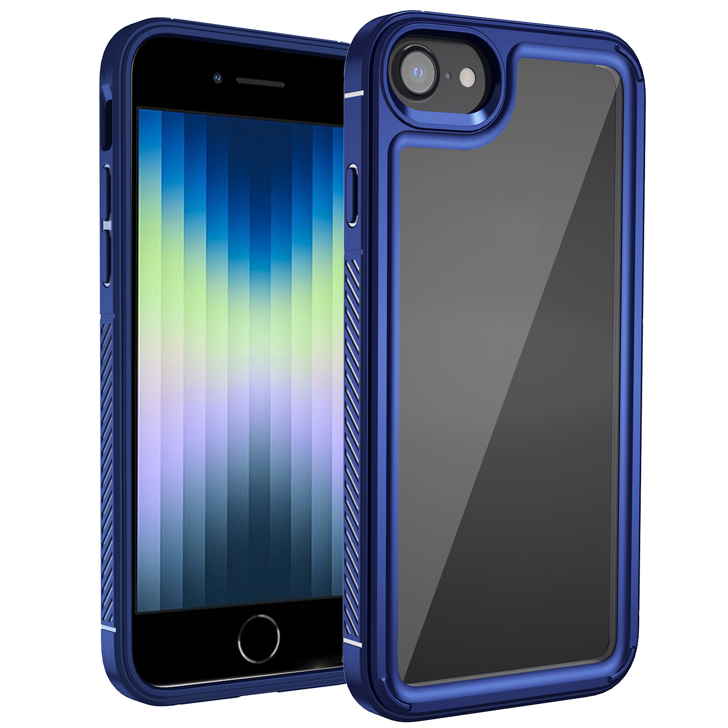 For iPhone SE (2022)/SE (2020)/iPhone 7/8 4.7 inch Anti-fall Phone Protective Case Scratch Resistant Phone Cover - Blue, iPhone SE (2022)
For iPhone SE (2022)/SE (2020)/iPhone 7/8 4.7 inch Anti-fall Phone Protective Case Scratch Resistant Phone Cover - Blue, iPhone SE (2022)