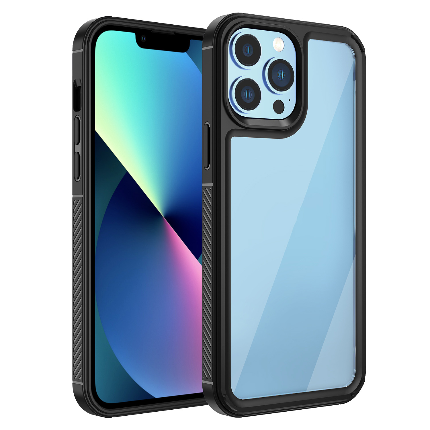 For iPhone 13 Pro Max 6.7 inch Non-slip Lightweight Phone Protective Case Scratch Resistant Phone Cover with Camera Lens Protection - Black, iPhone 13 Pro Max
For iPhone 13 Pro Max 6.7 inch Non-slip Lightweight Phone Protective Case Scratch Resistant Phone Cover with Camera Lens Protection - Black, iPhone 13 Pro Max
