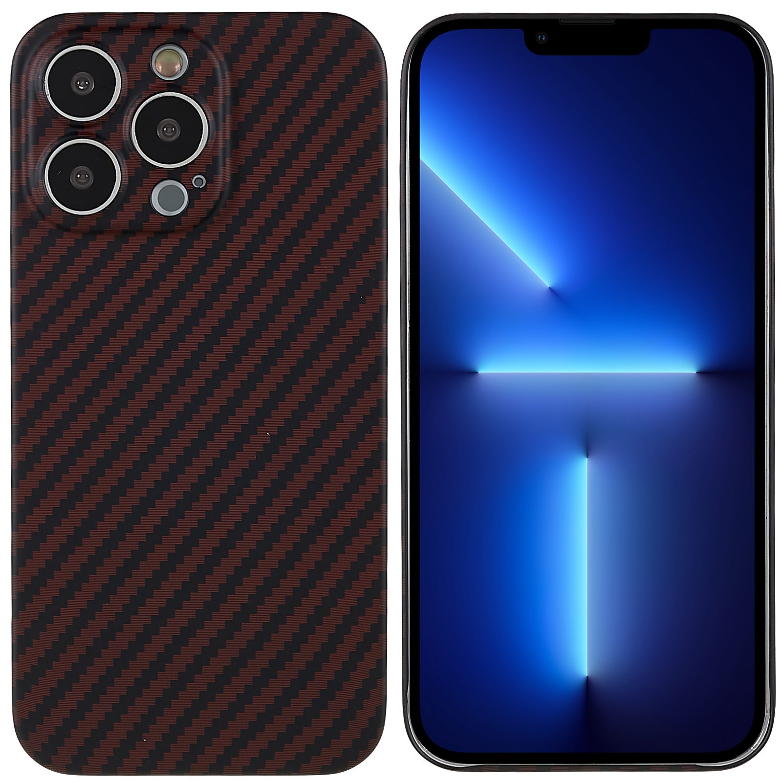 For iPhone 13 Pro Max 6.7 inch Ultra-thin Matte Phone Case Carbon Fiber Texture PC Wear-resistant Back Cover - Black / Red, iPhone 13 Pro Max
For iPhone 13 Pro Max 6.7 inch Ultra-thin Matte Phone Case Carbon Fiber Texture PC Wear-resistant Back Cover - Black / Red, iPhone 13 Pro Max