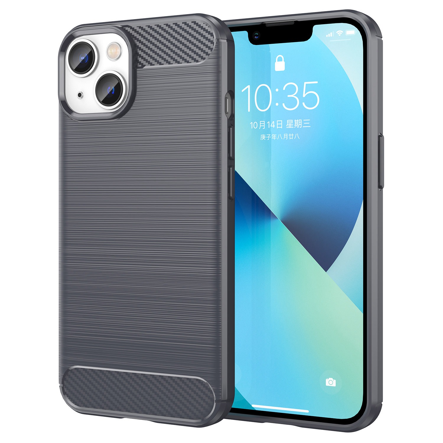 Защитный Корпус Для Iphone 14 6,1 Дюйма с Матовым Волокном из Углеродного Волокон - Серый, iPhone 14
Защитный Корпус Для Iphone 14 6,1 Дюйма с Матовым Волокном из Углеродного Волокон - Серый, iPhone 14