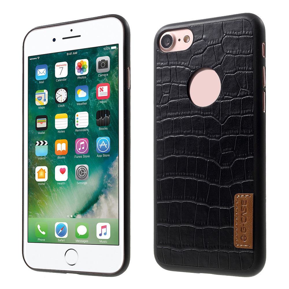 G-CASE Leather Coated PC Silicone Hard Cover Case for iPhone SE (2020)/SE (2022)/8/7 4.7 inch - Crocodile Texture, iPhone SE (2022)
G-CASE Leather Coated PC Silicone Hard Cover Case for iPhone SE (2020)/SE (2022)/8/7 4.7 inch - Crocodile Texture, iPhone SE (2022)