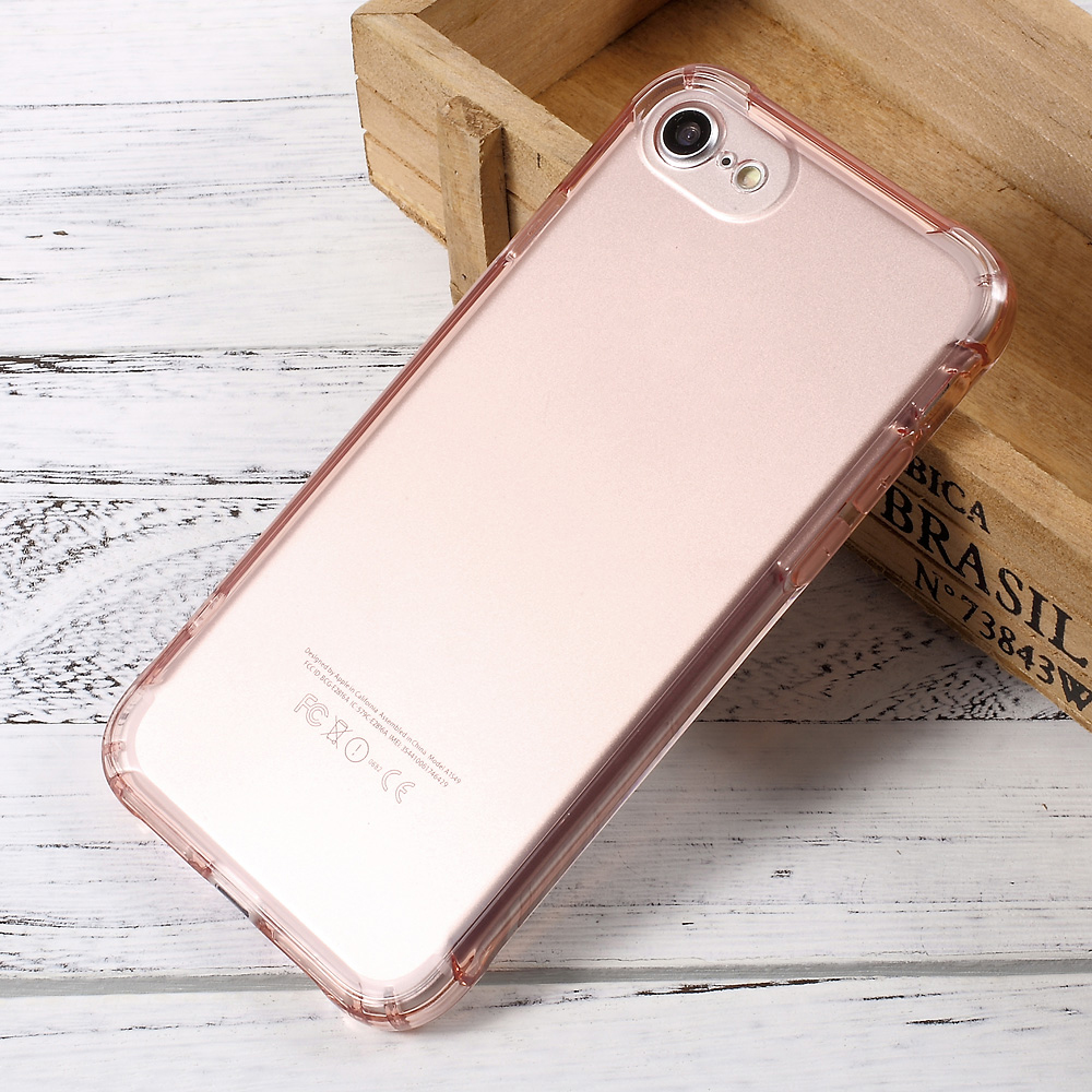 Second Generation Drop-proof Clear TPU Mobile Cover for iPhone SE 2nd Gen (2020)/8/7 4.7 inch - Pink, iPhone 8 4.7 inch
Second Generation Drop-proof Clear TPU Mobile Cover for iPhone SE 2nd Gen (2020)/8/7 4.7 inch - Pink, iPhone 8 4.7 inch