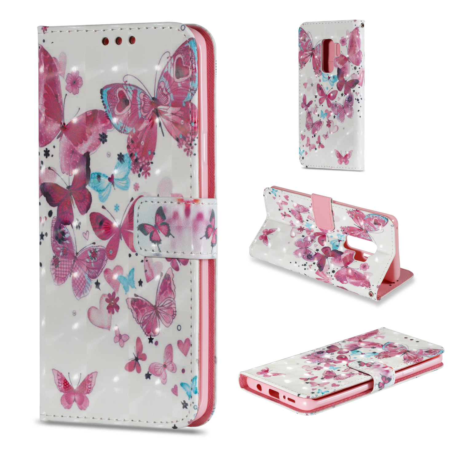 Pattern Printing Wallet Leather Stand Casing Cover for Samsung Galaxy S9 Plus - Butterflies Pattern, Galaxy S9+
Pattern Printing Wallet Leather Stand Casing Cover for Samsung Galaxy S9 Plus - Butterflies Pattern, Galaxy S9+