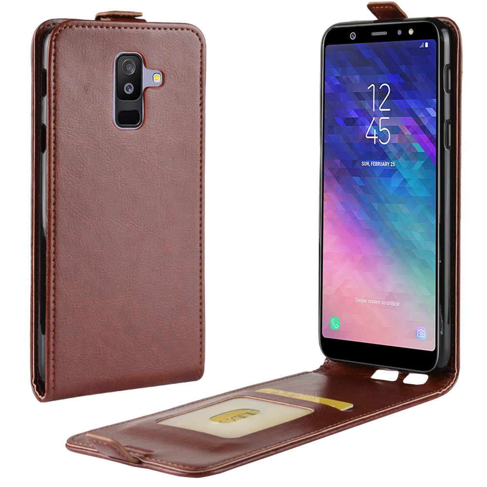 Crazy Horse Vertical Flip Leather Protection Phone Case for Samsung Galaxy A6+ (2018) / A9 Star Lite - Brown, Galaxy A6+ (2018)
Crazy Horse Vertical Flip Leather Protection Phone Case for Samsung Galaxy A6+ (2018) / A9 Star Lite - Brown, Galaxy A6+ (2018)
