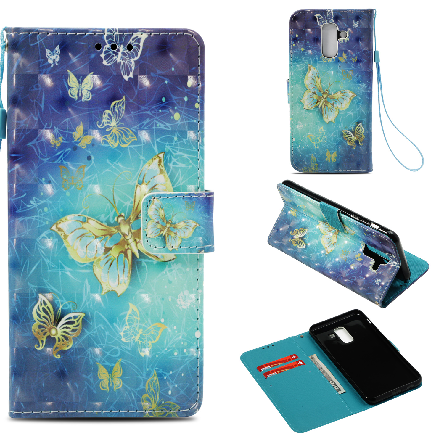 For Samsung Galaxy A6+ (2018) Pattern Printing Leather Wallet Phone Accessory Cover / A9 Star Lite - Butterfly Pattern, Galaxy A6+ (2018)
For Samsung Galaxy A6+ (2018) Pattern Printing Leather Wallet Phone Accessory Cover / A9 Star Lite - Butterfly Pattern, Galaxy A6+ (2018)