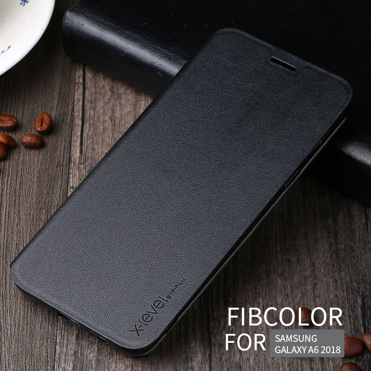 X-LEVEL Slim Folio Leather Stand Case for Samsung Galaxy A6 (2018) - Black, Galaxy A6 (2018)
X-LEVEL Slim Folio Leather Stand Case for Samsung Galaxy A6 (2018) - Black, Galaxy A6 (2018)