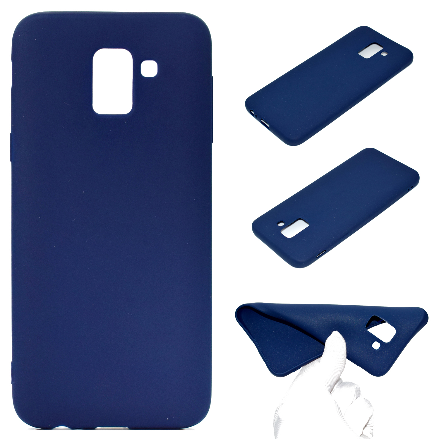 Soft Frosted TPU Cover Shell for Samsung Galaxy J6 (2018) - Dark Blue, Galaxy J6 (2018)
Soft Frosted TPU Cover Shell for Samsung Galaxy J6 (2018) - Dark Blue, Galaxy J6 (2018)