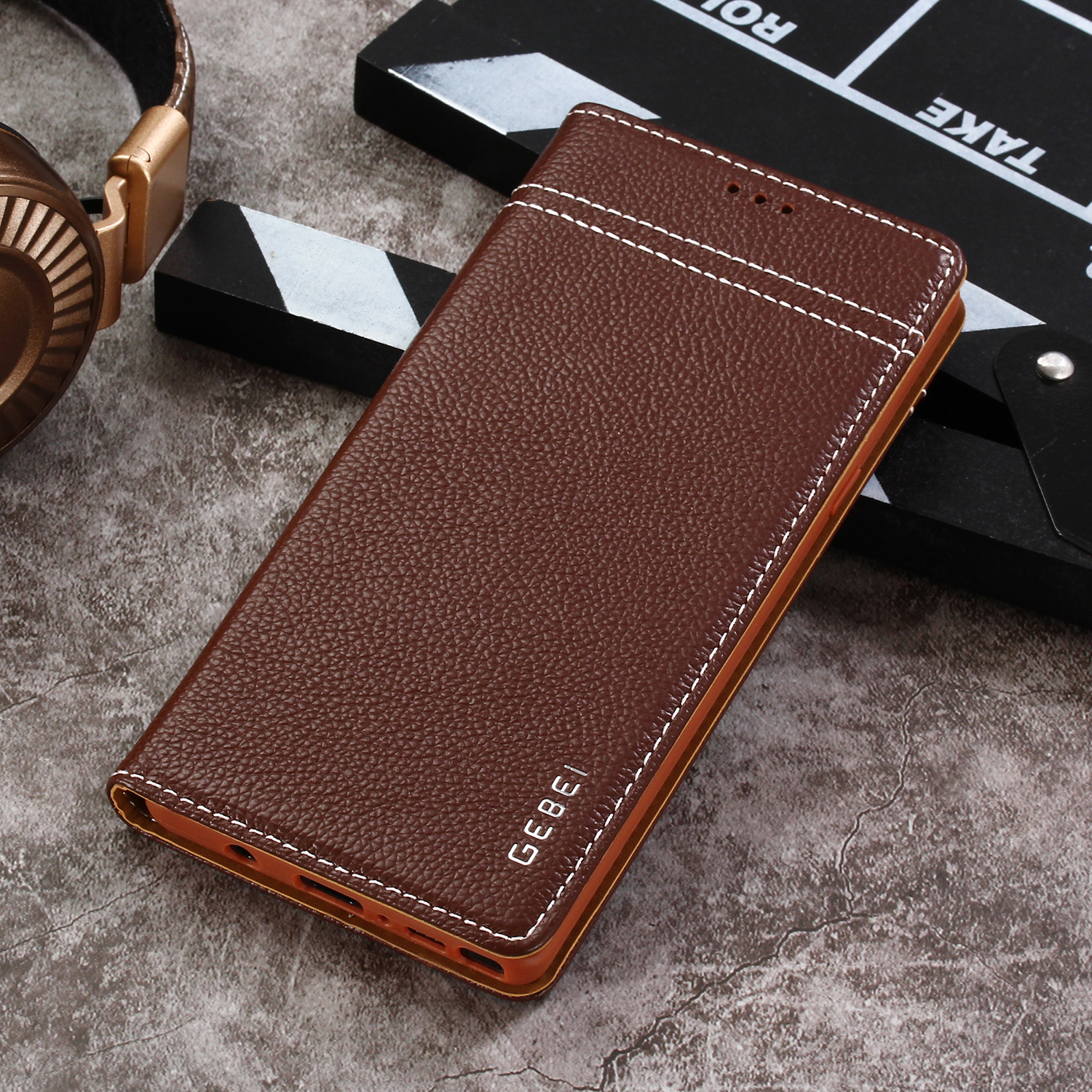 GEBEI Card Holder Genuine Leather Protective Case with Stand for Samsung Galaxy Note9 - Brown, Galaxy Note9 N960
GEBEI Card Holder Genuine Leather Protective Case with Stand for Samsung Galaxy Note9 - Brown, Galaxy Note9 N960