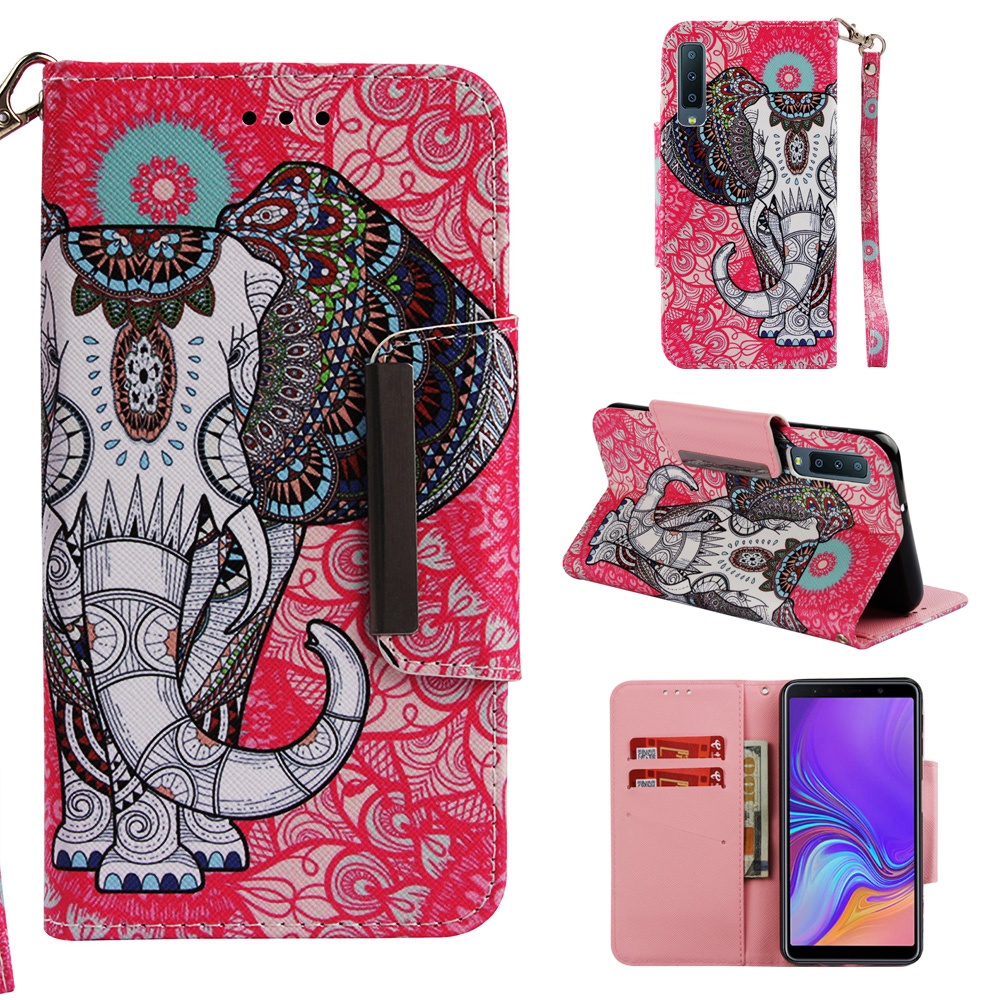 Pattern Printing Cross Texture Leather Wallet Cover for Samsung Galaxy A7 (2018) - Elephant, Galaxy A7 (2018)
Pattern Printing Cross Texture Leather Wallet Cover for Samsung Galaxy A7 (2018) - Elephant, Galaxy A7 (2018)