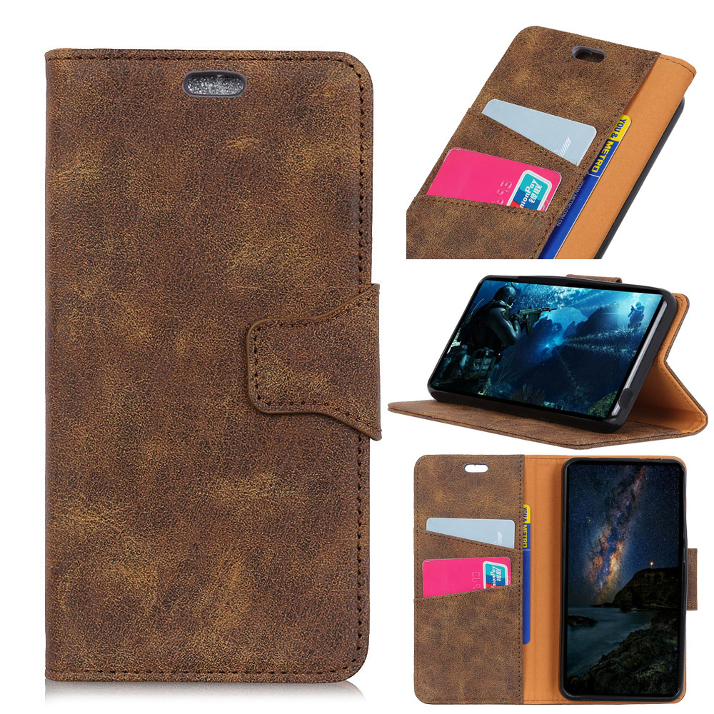 Vintage Style Split Leather Stand Magnetic Wallet Casing for Samsung Galaxy S10 - Coffee, Galaxy S10
Vintage Style Split Leather Stand Magnetic Wallet Casing for Samsung Galaxy S10 - Coffee, Galaxy S10