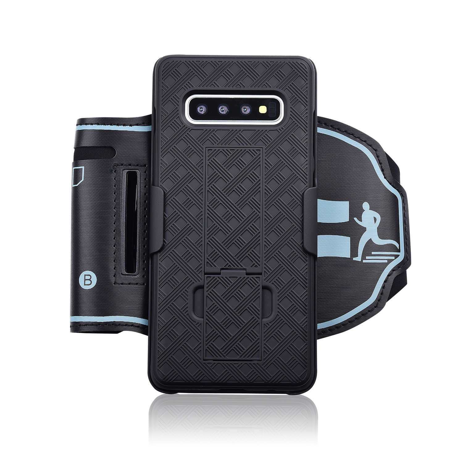Nylon Sport Armband Woven Pattern PC Phone Cover with Kickstand for Samsung Galaxy S10, Galaxy S10
Nylon Sport Armband Woven Pattern PC Phone Cover with Kickstand for Samsung Galaxy S10, Galaxy S10