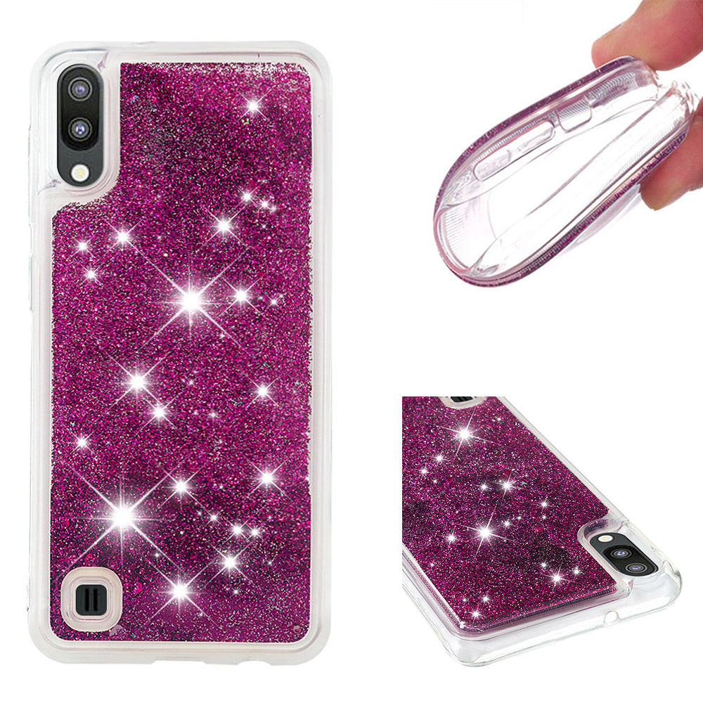 Dynamic Glitter Powder Heart Shaped Sequins TPU Shockproof Case for Samsung Galaxy M10 / A10 - Purple, Galaxy M10
Dynamic Glitter Powder Heart Shaped Sequins TPU Shockproof Case for Samsung Galaxy M10 / A10 - Purple, Galaxy M10