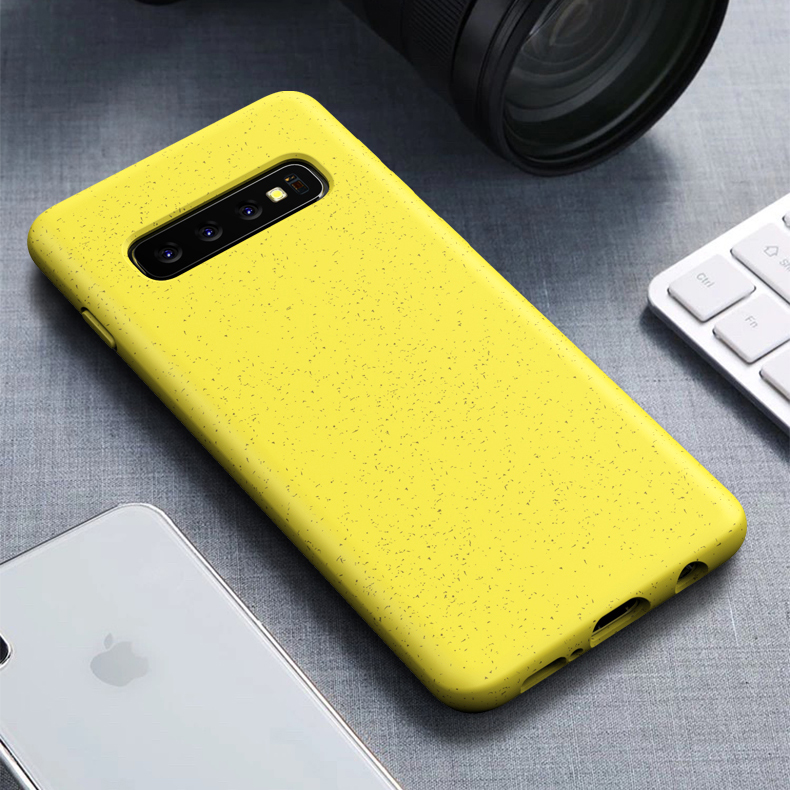 Matte Eco-Friendly Degradable Wheat Straw TPU Protection Phone Case for Samsung Galaxy S10 Plus - Yellow, Galaxy S10 Plus
Matte Eco-Friendly Degradable Wheat Straw TPU Protection Phone Case for Samsung Galaxy S10 Plus - Yellow, Galaxy S10 Plus