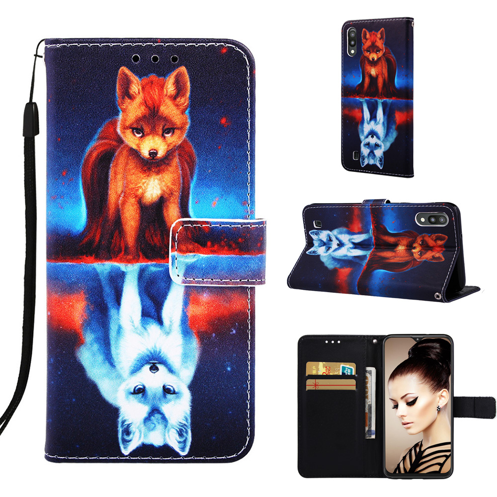 Pattern Printing Leather Wallet Case for Samsung Galaxy A10/M10 - Fox and Reflection in Water, Galaxy A10
Pattern Printing Leather Wallet Case for Samsung Galaxy A10/M10 - Fox and Reflection in Water, Galaxy A10