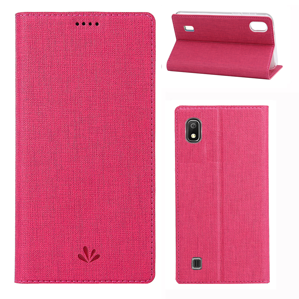 VILI DMX Cross Texture Stand Leather Card Holder Case for Samsung Galaxy A10 - Rose, Galaxy A10
VILI DMX Cross Texture Stand Leather Card Holder Case for Samsung Galaxy A10 - Rose, Galaxy A10