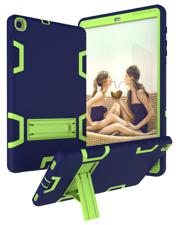 Shock Proof Contrast Color Hybrid TPU + пк Планшета с Kickstand Для Samsung Galaxy Tab A 10.1 (2019) - Темно-синий / Зеленый, Galaxy Tab A 10.1 (2019)
Shock Proof Contrast Color Hybrid TPU + пк Планшета с Kickstand Для Samsung Galaxy Tab A 10.1 (2019) - Темно-синий / Зеленый, Galaxy Tab A 10.1 (2019)