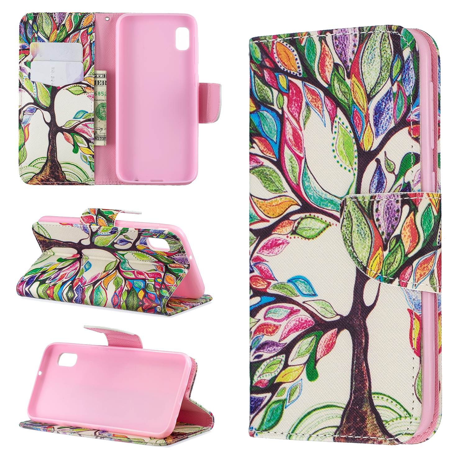 Printing Style PU Leather Flip Stand Phone Case for Samsung Galaxy A10e - Colorized Tree, Galaxy A10e
Printing Style PU Leather Flip Stand Phone Case for Samsung Galaxy A10e - Colorized Tree, Galaxy A10e