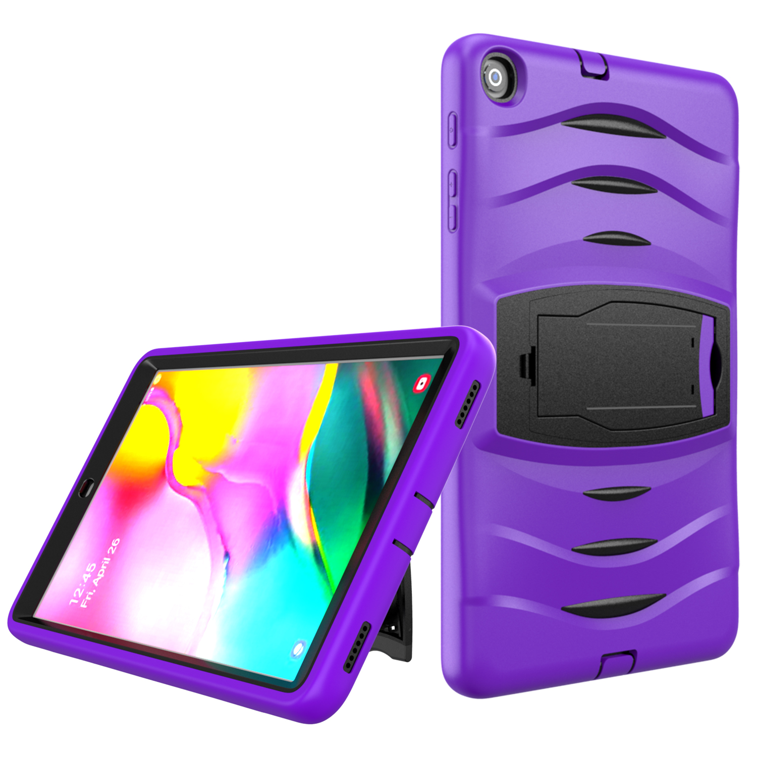 Shock-resean Hard PC + Силиконовый Планшет с Kickstand Для Samsung Galaxy Tab A 10.1 (2019) SM-T510 (Wi-Fi) / SM-T515 (LTE)- Фиолетовый, Galaxy Tab A 10.1 (2019)
Shock-resean Hard PC + Силиконовый Планшет с Kickstand Для Samsung Galaxy Tab A 10.1 (2019) SM-T510 (Wi-Fi) / SM-T515 (LTE)- Фиолетовый, Galaxy Tab A 10.1 (2019)