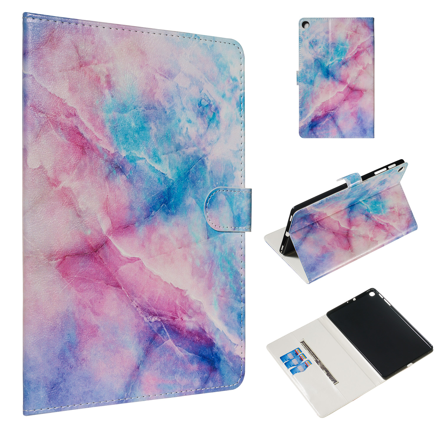 Pattern Printing Magnetic Leather Wallet Case for Samsung Galaxy Tab A 10.1 (2019) - Colorful Marble, Galaxy Tab A 10.1 (2019)
Pattern Printing Magnetic Leather Wallet Case for Samsung Galaxy Tab A 10.1 (2019) - Colorful Marble, Galaxy Tab A 10.1 (2019)