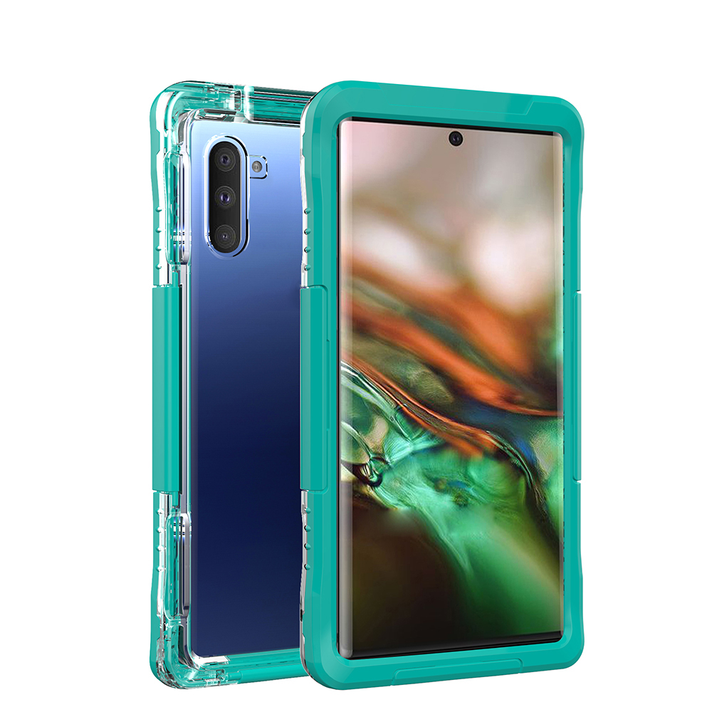 Waterproof PC + TPU Mobile Phone Cover for Samsung Galaxy Note 10/Note 10 5G - Green, Galaxy Note 10
Waterproof PC + TPU Mobile Phone Cover for Samsung Galaxy Note 10/Note 10 5G - Green, Galaxy Note 10