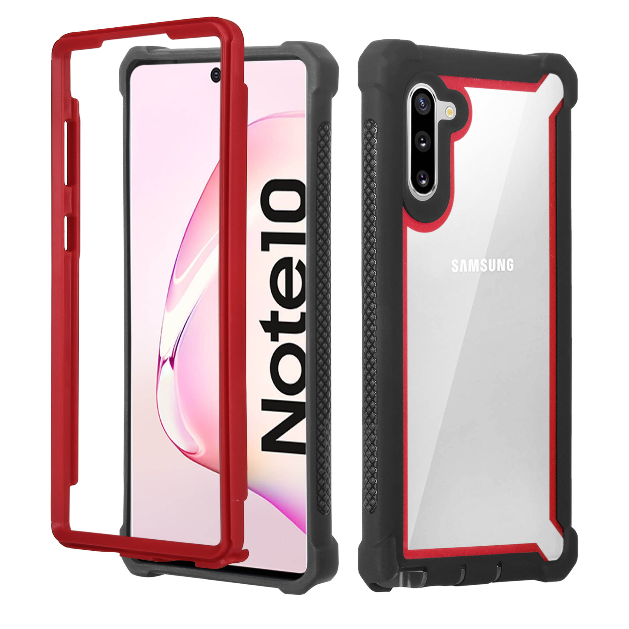 Anti-drop PC and TPU Hybrid Cell Phone Cover Shell for Samsung Galaxy Note 10/Note 10 5G - Red/Black, Galaxy Note 10 5G
Anti-drop PC and TPU Hybrid Cell Phone Cover Shell for Samsung Galaxy Note 10/Note 10 5G - Red/Black, Galaxy Note 10 5G