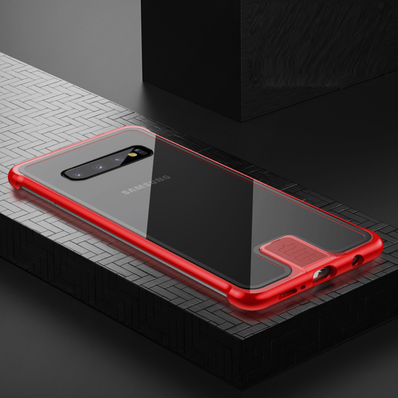 Leshield Series Metal Frame+Glass Phone Case Shell for Samsung Galaxy S10 Plus - Red, Galaxy S10 Plus
Leshield Series Metal Frame+Glass Phone Case Shell for Samsung Galaxy S10 Plus - Red, Galaxy S10 Plus