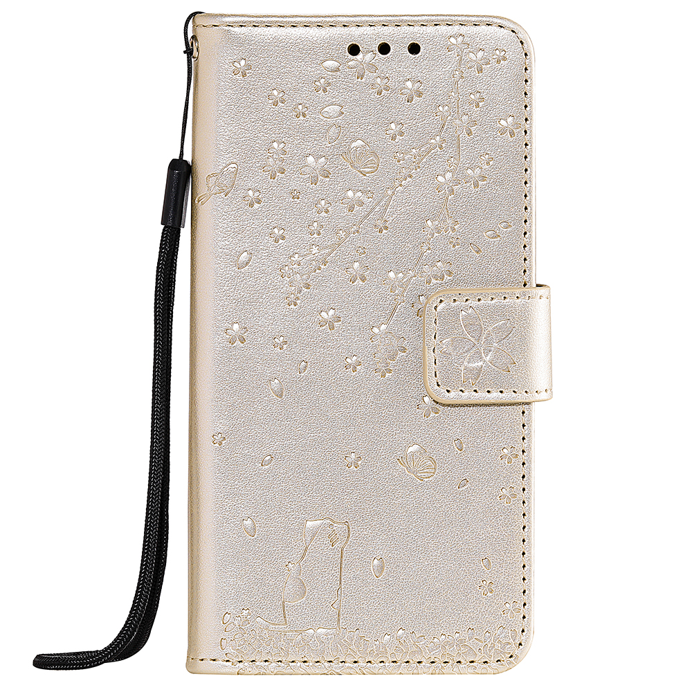 Imprint Sakura Cat Stand Leather Wallet Case for Samsung Galaxy Note 10 Plus 5G / Note 10 Plus - Gold, Galaxy Note 10 Plus
Imprint Sakura Cat Stand Leather Wallet Case for Samsung Galaxy Note 10 Plus 5G / Note 10 Plus - Gold, Galaxy Note 10 Plus