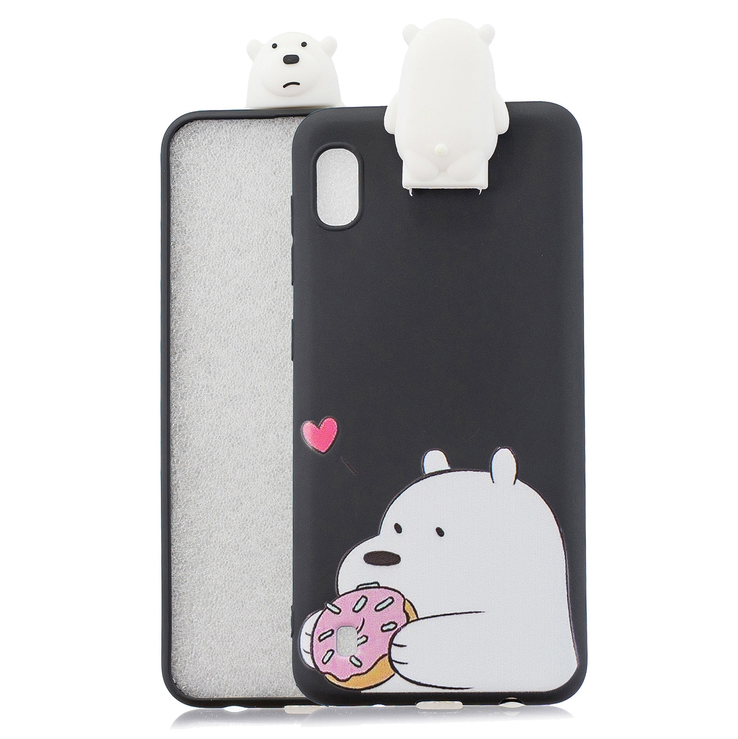 Foldable Kickstand 3D Animal Doll Pattern Printing TPU Shell for Samsung Galaxy A10 - Polar Bear, Galaxy A10
Foldable Kickstand 3D Animal Doll Pattern Printing TPU Shell for Samsung Galaxy A10 - Polar Bear, Galaxy A10