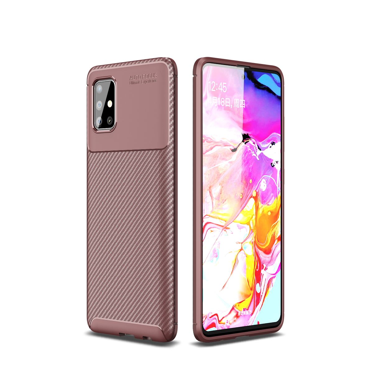 Carbon Fiber Texture Anti-drop TPU Mobile Case for Samsung Galaxy A51 - Brown, Galaxy A51 4G
Carbon Fiber Texture Anti-drop TPU Mobile Case for Samsung Galaxy A51 - Brown, Galaxy A51 4G