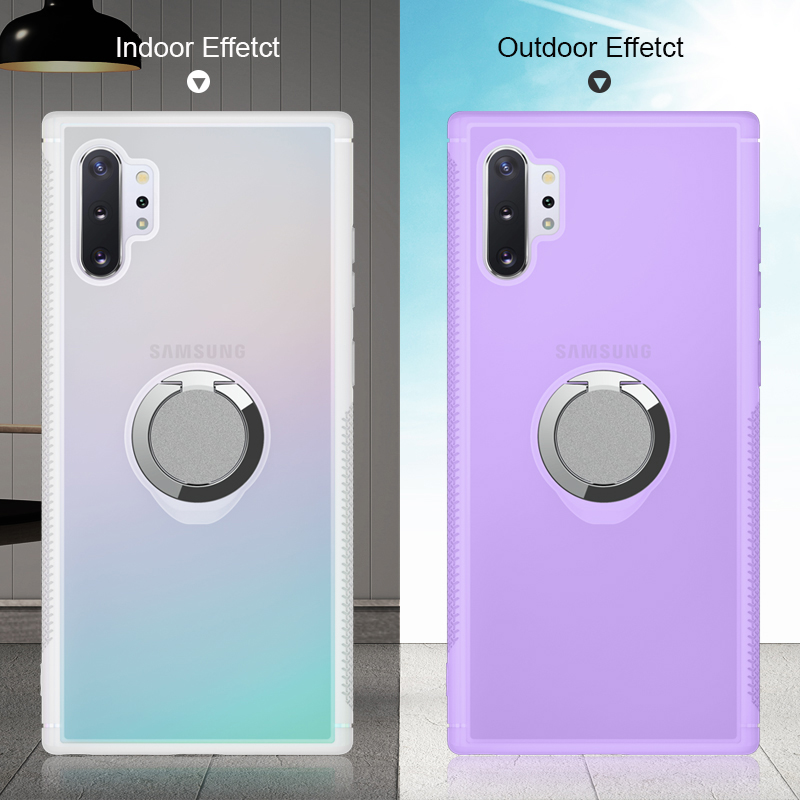 Color Changing TPU+PC Case with Kickstand for Samsung Galaxy Note 10 Plus/Note 10 Plus 5G - Purple, Galaxy Note 10 Plus 5G
Color Changing TPU+PC Case with Kickstand for Samsung Galaxy Note 10 Plus/Note 10 Plus 5G - Purple, Galaxy Note 10 Plus 5G