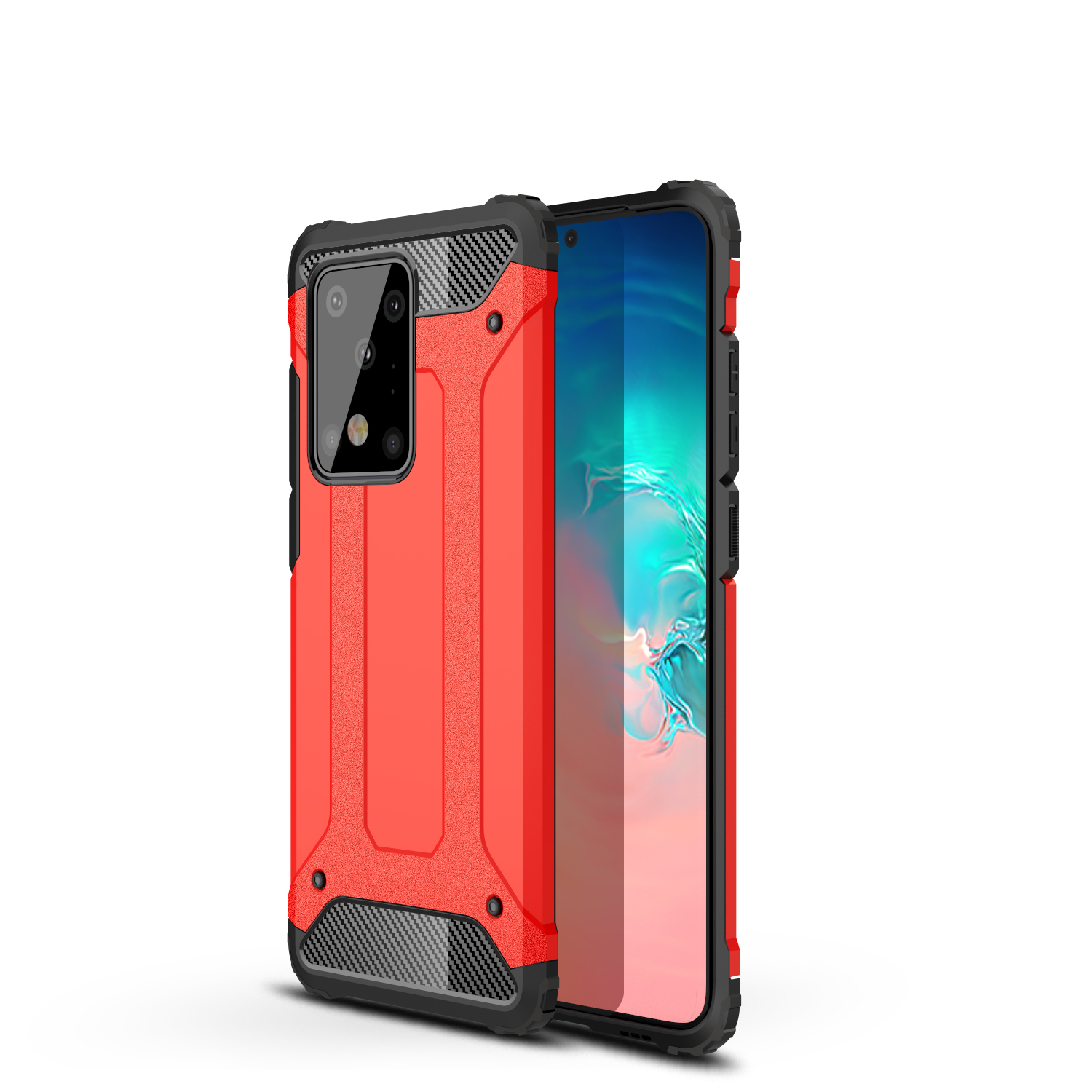 Armor Guard Plastic + TPU Combo Case for Samsung Galaxy S20 Ultra - Red, Galaxy S20 Ultra
Armor Guard Plastic + TPU Combo Case for Samsung Galaxy S20 Ultra - Red, Galaxy S20 Ultra