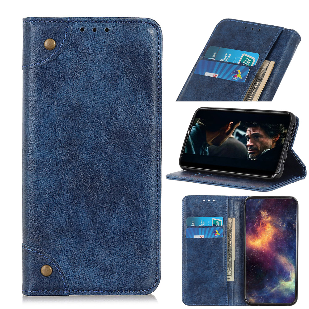 Crazy Horse Skin Auto-absorbed Split Leather Shell with Stand for Samsung Galaxy A81/Note 10 Lite - Blue, Galaxy A81
Crazy Horse Skin Auto-absorbed Split Leather Shell with Stand for Samsung Galaxy A81/Note 10 Lite - Blue, Galaxy A81