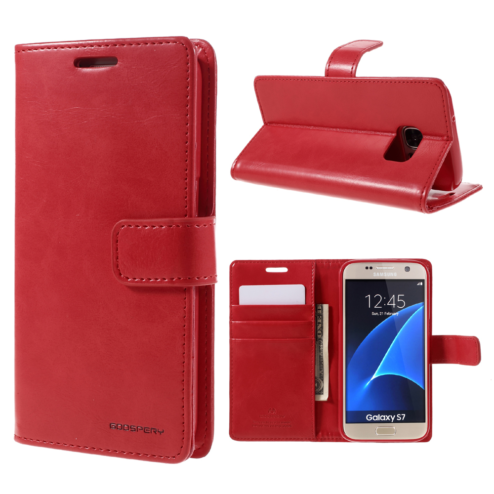 MERCURY GOOSPERY Blue Moon Leather Wallet Case for Samsung Galaxy S7 G930 - Red, Galaxy S7
MERCURY GOOSPERY Blue Moon Leather Wallet Case for Samsung Galaxy S7 G930 - Red, Galaxy S7