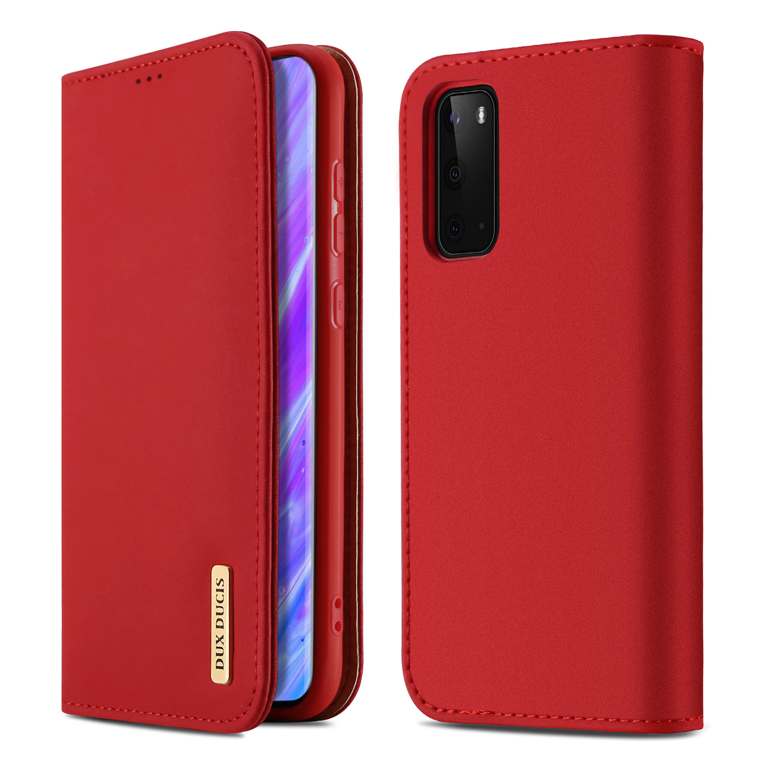DUX DUCIS Wish Series Phone Case Wallet Stand Genuine Leather Cover for Samsung Galaxy S20 - Red, Galaxy S20
DUX DUCIS Wish Series Phone Case Wallet Stand Genuine Leather Cover for Samsung Galaxy S20 - Red, Galaxy S20