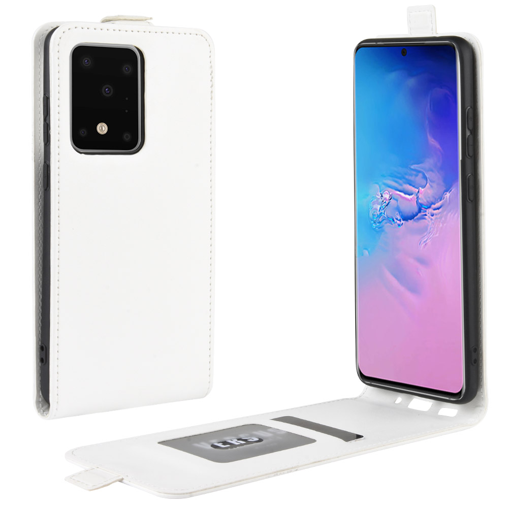 Crazy Horse Vertical Leather Card Holder Case for Samsung Galaxy S20 Ultra - White, Galaxy S20 Ultra
Crazy Horse Vertical Leather Card Holder Case for Samsung Galaxy S20 Ultra - White, Galaxy S20 Ultra
