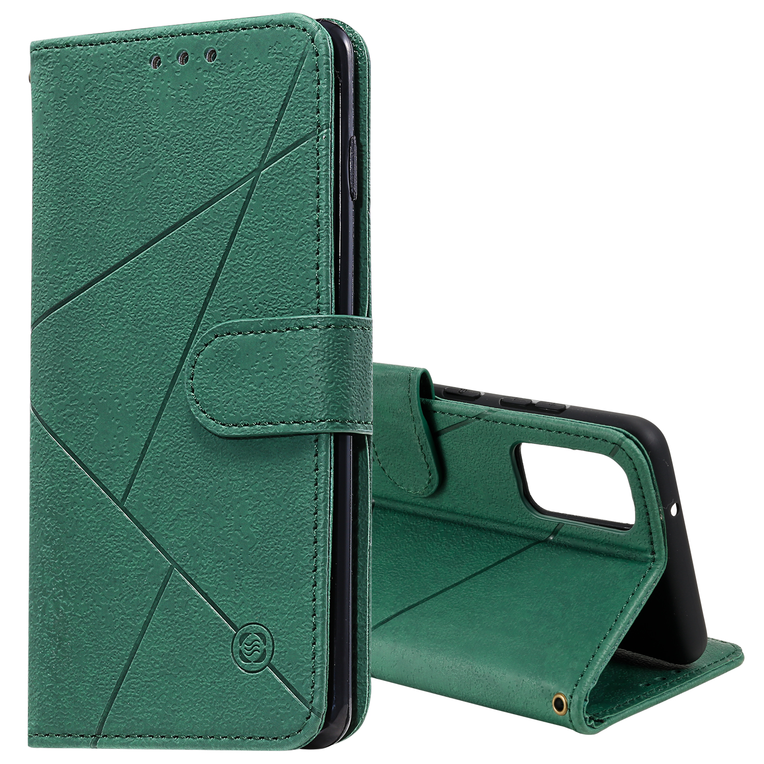 Geometric Style Flip Leather Wallet Case with Lanyard for Samsung Galaxy S20 - Green, Galaxy S20
Geometric Style Flip Leather Wallet Case with Lanyard for Samsung Galaxy S20 - Green, Galaxy S20