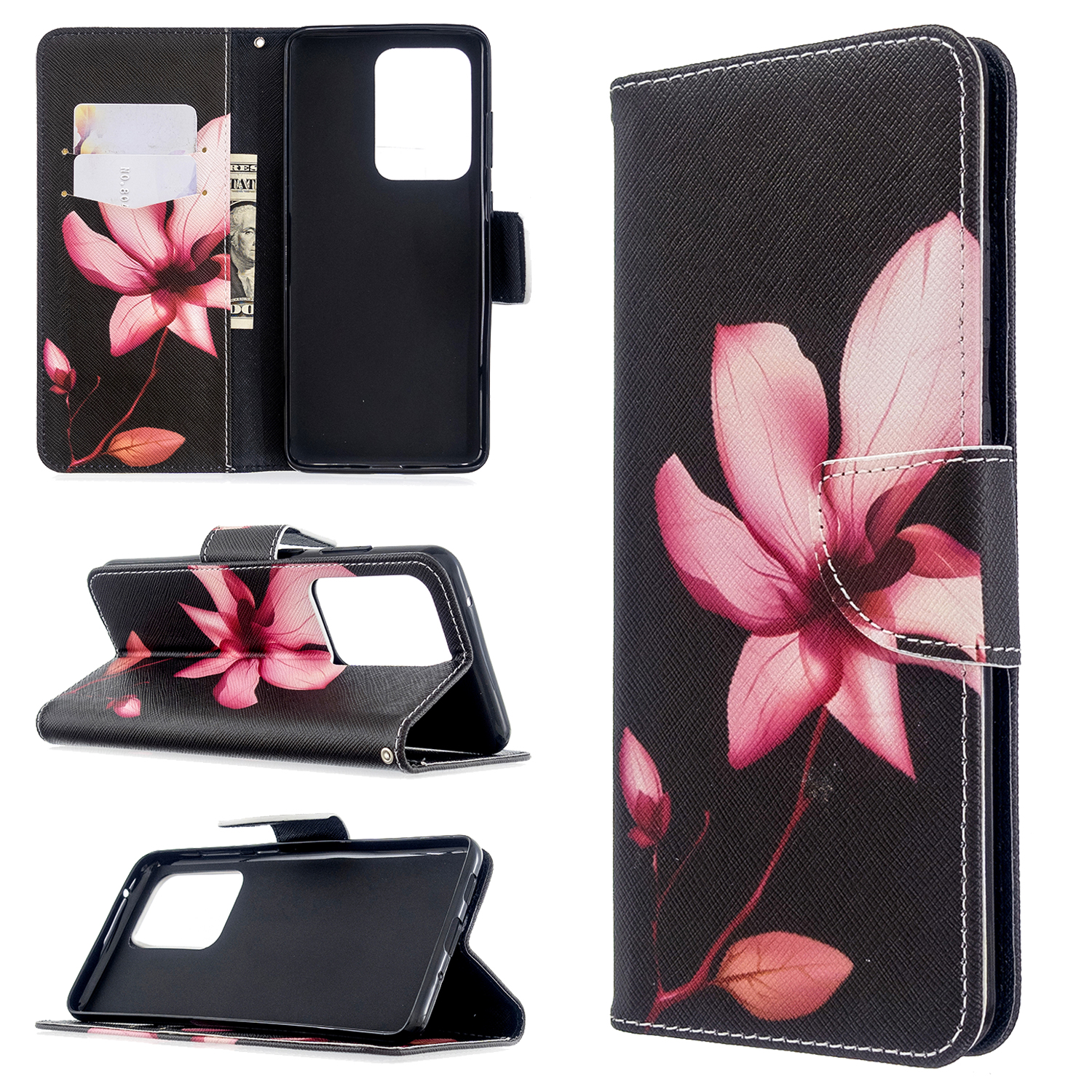 Pattern Printing Wallet Stand Flip Leather Case for Samsung Galaxy S20 Ultra - Red Flowers, Galaxy S20 Ultra
Pattern Printing Wallet Stand Flip Leather Case for Samsung Galaxy S20 Ultra - Red Flowers, Galaxy S20 Ultra