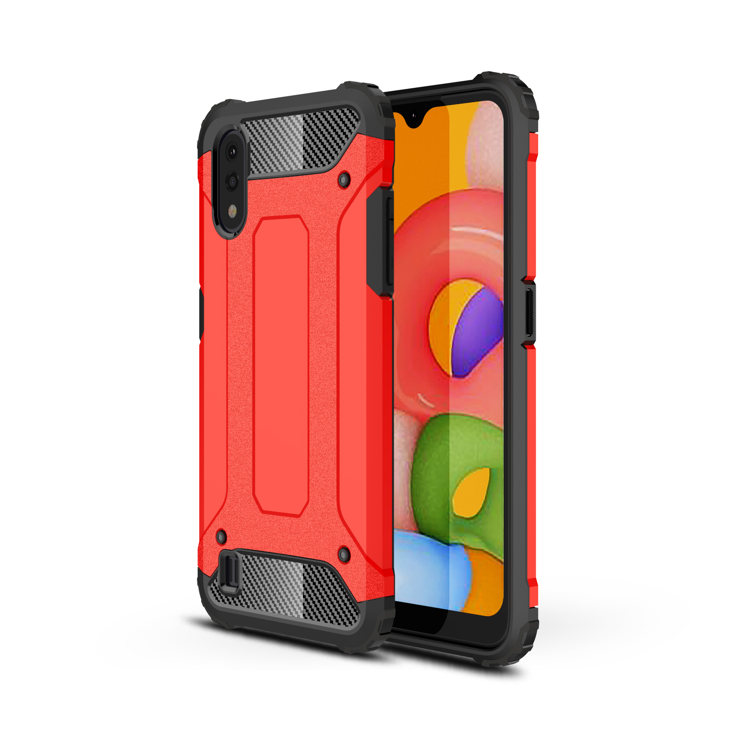 Armor Guard Plastic + TPU Hybrid Phone Case for Samsung Galaxy A01 - Red, Galaxy A01
Armor Guard Plastic + TPU Hybrid Phone Case for Samsung Galaxy A01 - Red, Galaxy A01