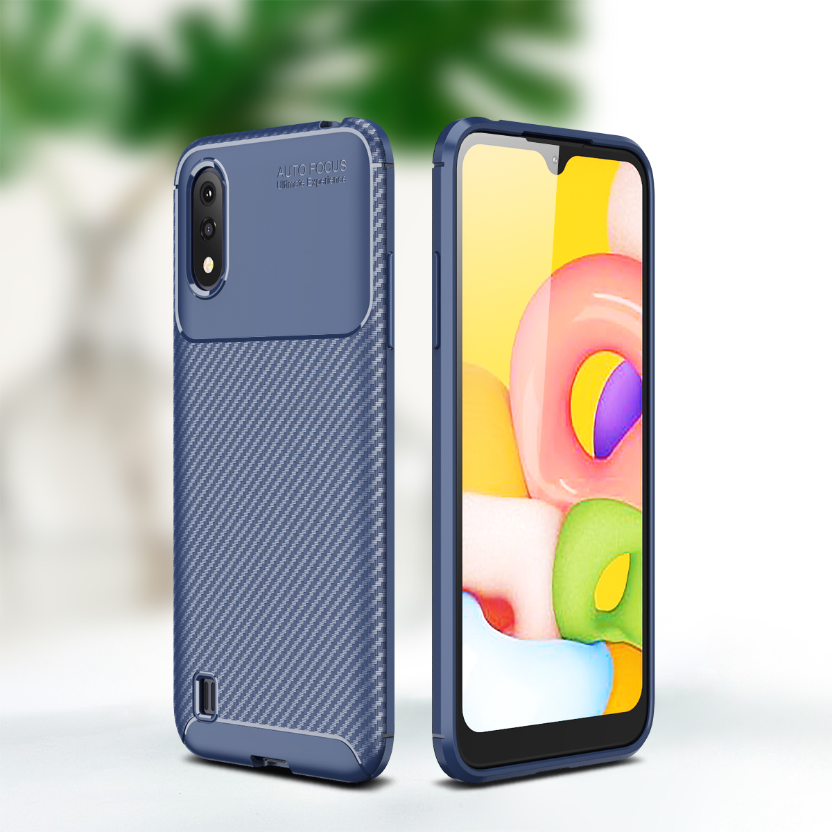Текстура Углеродного Волокна TPU Case Anti-drop Cover Для Samsung Galaxy A01 - Синий, Galaxy A01
Текстура Углеродного Волокна TPU Case Anti-drop Cover Для Samsung Galaxy A01 - Синий, Galaxy A01