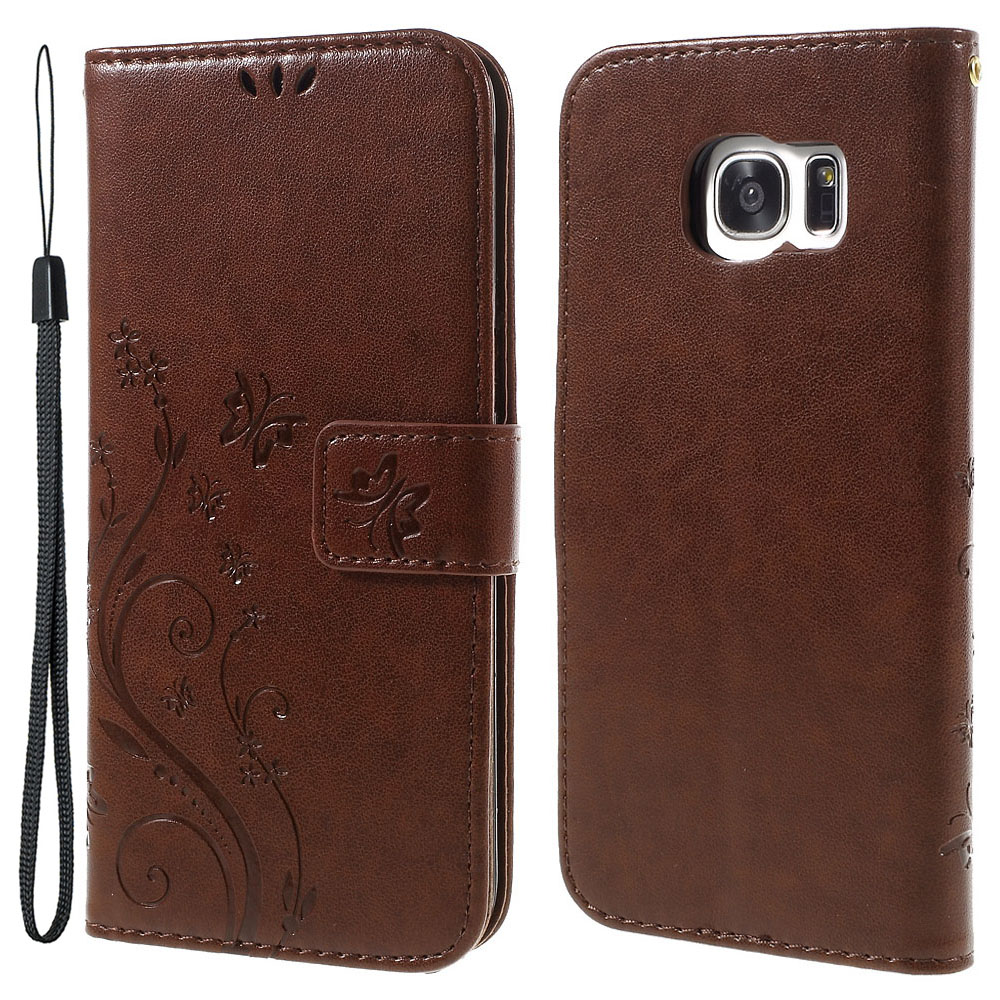 Butterfly Wallet Leather Protective Case for Samsung Galaxy S7 edge G935 with Handy Strap - Brown, Galaxy S7 edge
Butterfly Wallet Leather Protective Case for Samsung Galaxy S7 edge G935 with Handy Strap - Brown, Galaxy S7 edge