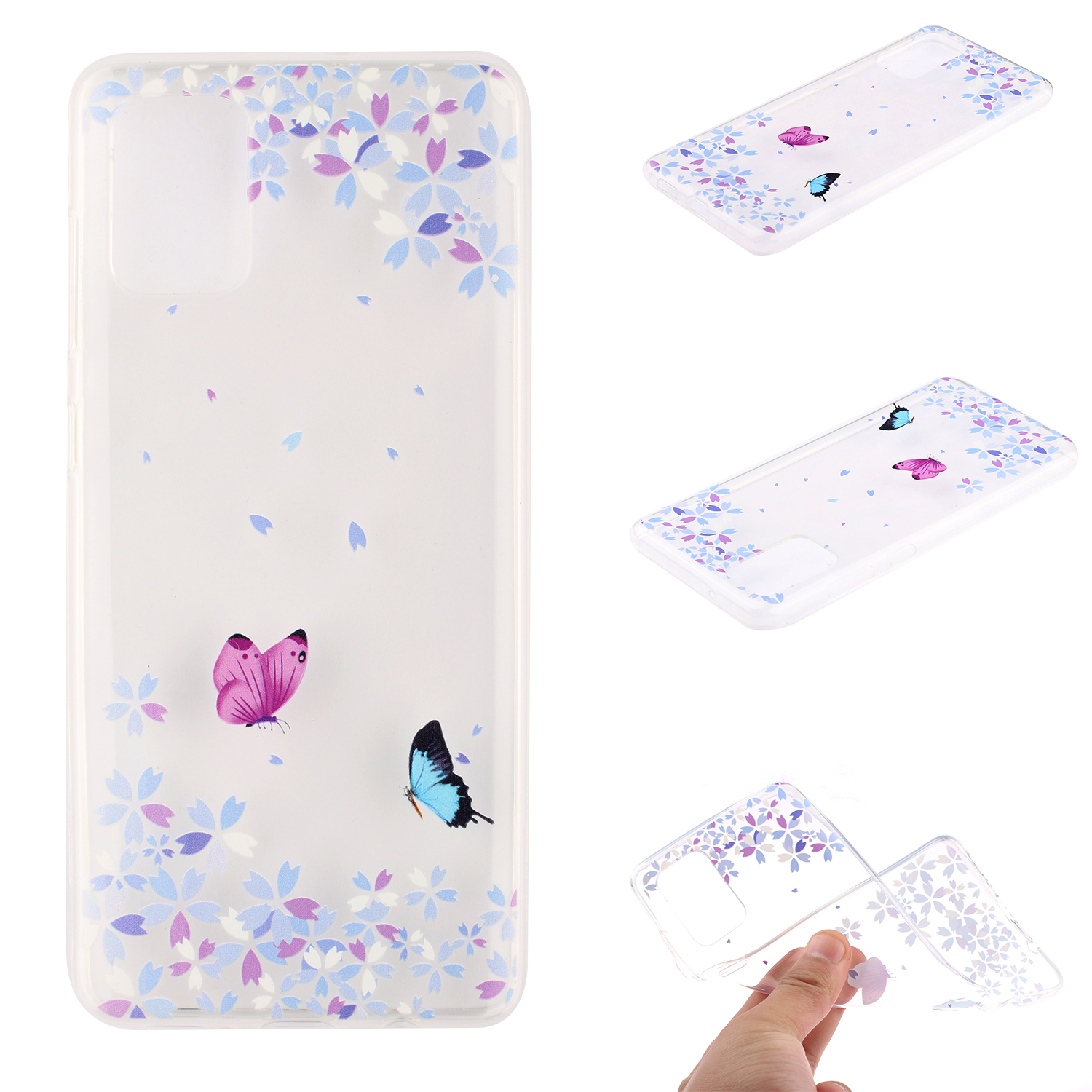Pattern Printing TPU Shell Case for Samsung Galaxy S20 - Butterfly and Flower, Galaxy S20
Pattern Printing TPU Shell Case for Samsung Galaxy S20 - Butterfly and Flower, Galaxy S20