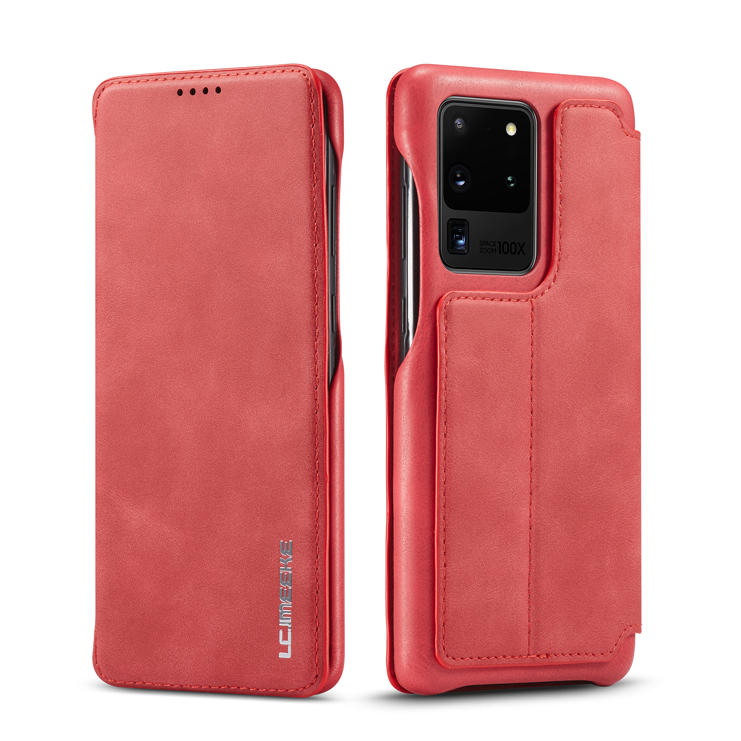 Lec.. Imeeke Ретро Стиль PU Кожаный Кейс Для Samsung Galaxy S20 Ультра - Красный, Galaxy S20 Ultra
Lec.. Imeeke Ретро Стиль PU Кожаный Кейс Для Samsung Galaxy S20 Ультра - Красный, Galaxy S20 Ultra