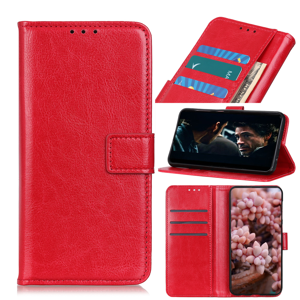 Crazy Horse Wallet Stand Magnetic Leather Case for Samsung Galaxy A41 - Red, Galaxy A41 (Global Version)
Crazy Horse Wallet Stand Magnetic Leather Case for Samsung Galaxy A41 - Red, Galaxy A41 (Global Version)
