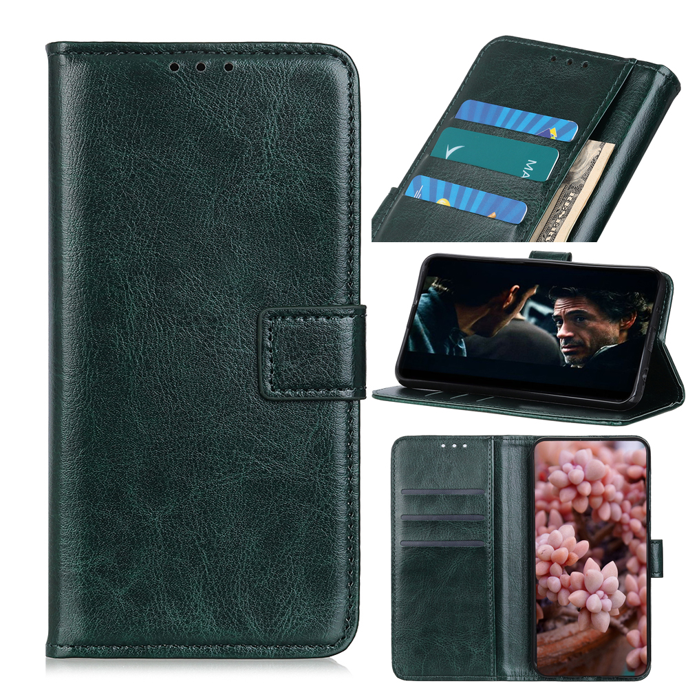 Crazy Horse Wallet Stand Magnetic Leather Case for Samsung Galaxy A41 - Green, Galaxy A41 (Global Version)
Crazy Horse Wallet Stand Magnetic Leather Case for Samsung Galaxy A41 - Green, Galaxy A41 (Global Version)