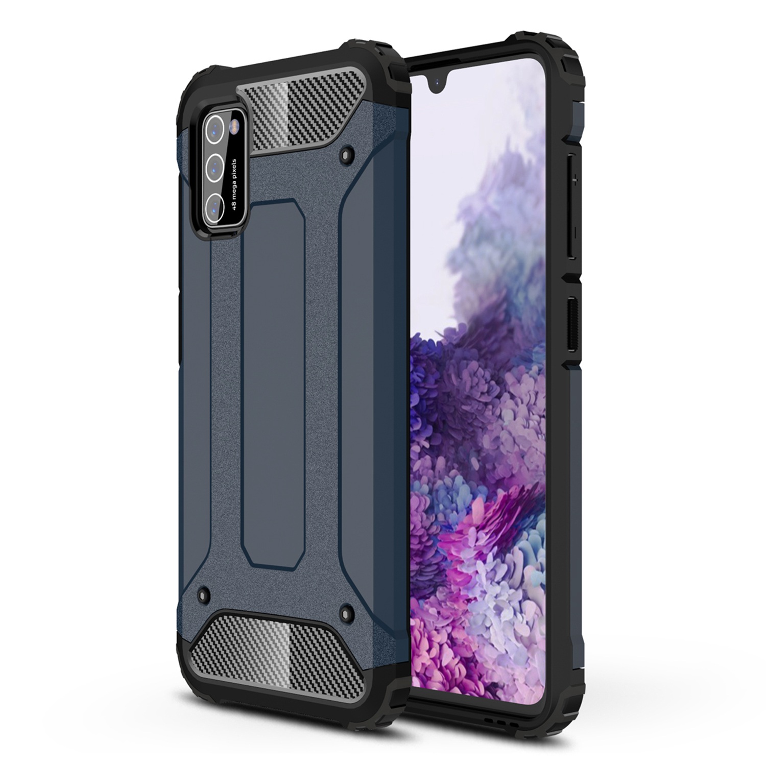 For Samsung Galaxy A41 (Global Version) Flexible TPU + Hard PC Shockproof Cover - Dark Blue, Galaxy A41 (Global Version)
For Samsung Galaxy A41 (Global Version) Flexible TPU + Hard PC Shockproof Cover - Dark Blue, Galaxy A41 (Global Version)