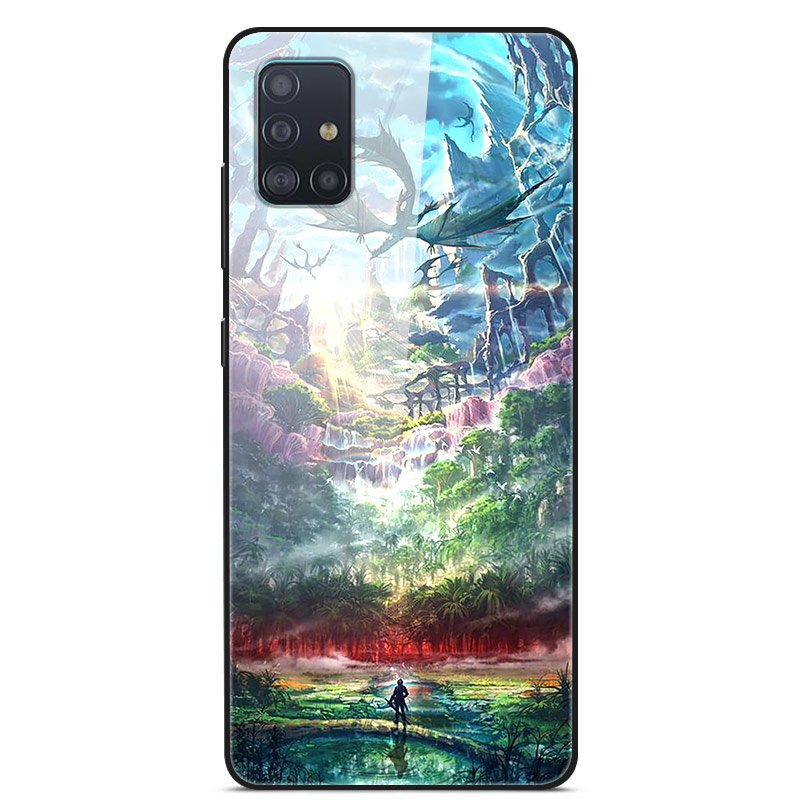 Pattern Printing Glass + TPU + PC Combo Protective Case for Samsung Galaxy A51 - Beautiful Scenery, Galaxy A51 4G
Pattern Printing Glass + TPU + PC Combo Protective Case for Samsung Galaxy A51 - Beautiful Scenery, Galaxy A51 4G