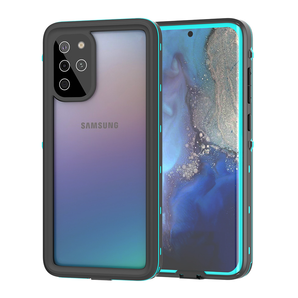 REDPEPPER IP68 Waterproof Cell Phone Case with Fingerprint Unlock Clear Shell for Samsung Galaxy S20 Plus - Cyan, Galaxy S20 Plus
REDPEPPER IP68 Waterproof Cell Phone Case with Fingerprint Unlock Clear Shell for Samsung Galaxy S20 Plus - Cyan, Galaxy S20 Plus