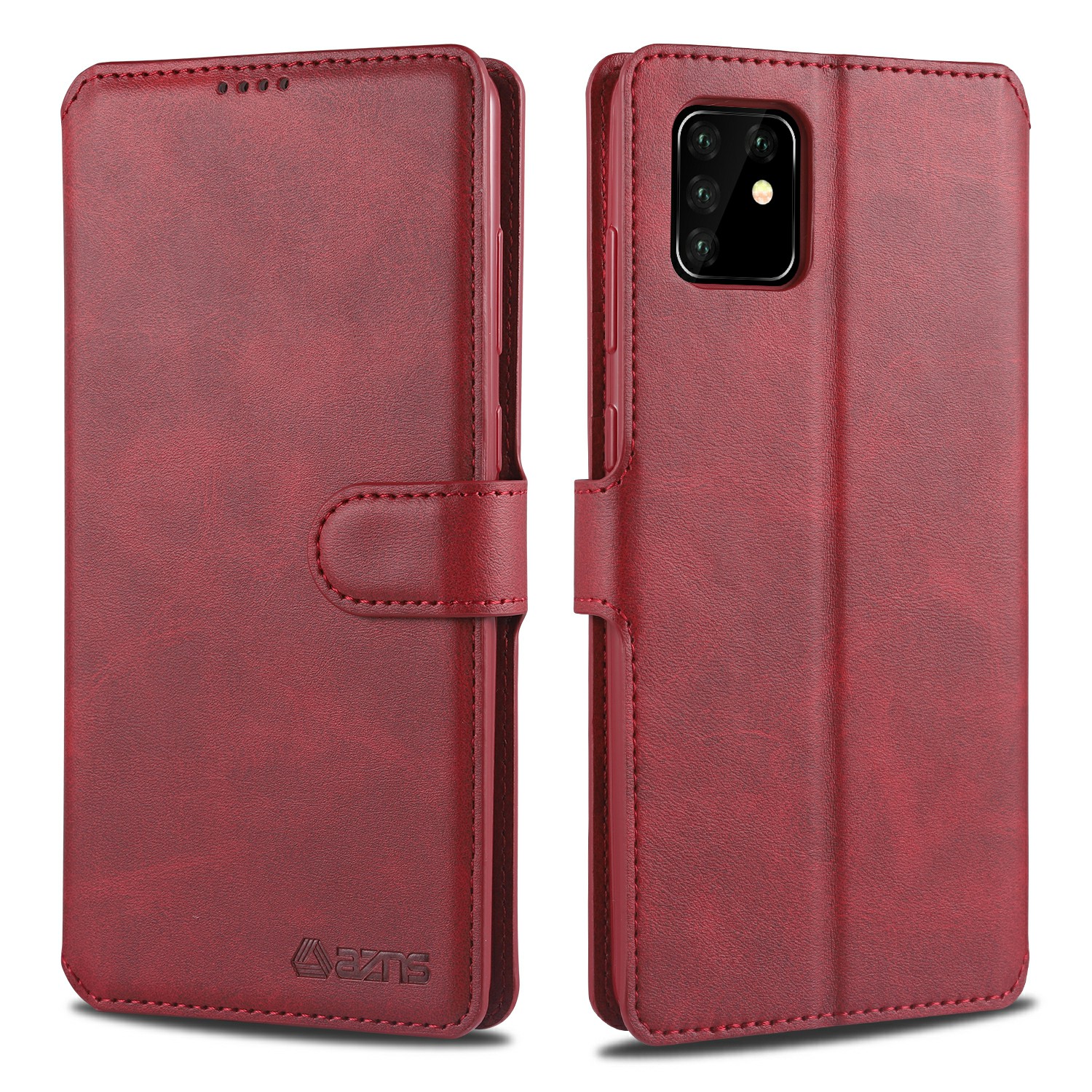AZNS Wallet Leather Stand Phone Case for Samsung Galaxy Note 10 Lite/A81 - Red, Galaxy A81
AZNS Wallet Leather Stand Phone Case for Samsung Galaxy Note 10 Lite/A81 - Red, Galaxy A81
