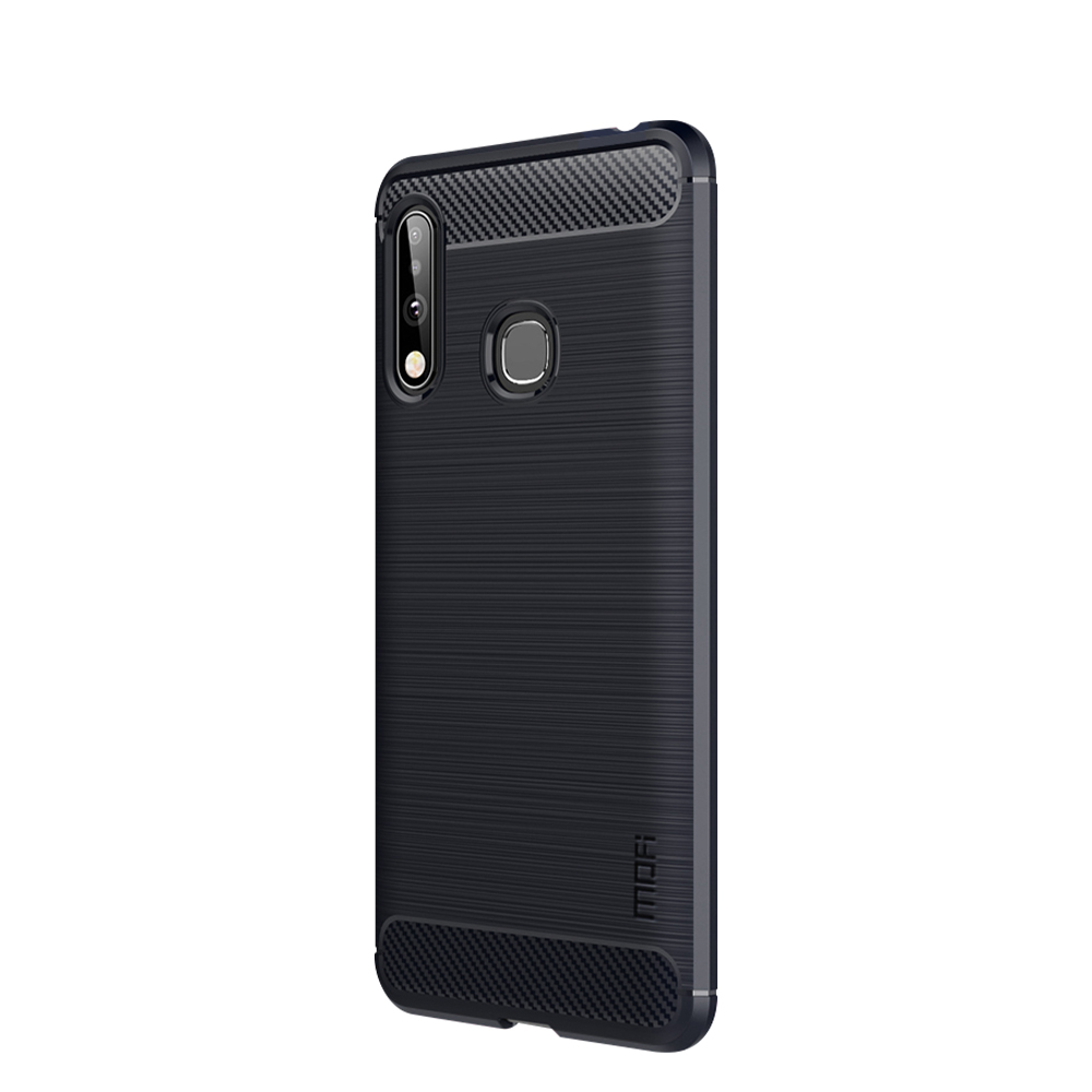 MOFI Carbon Fiber Brushed TPU Protection Case for Samsung Galaxy A70e - Dark Blue, Galaxy A70e
MOFI Carbon Fiber Brushed TPU Protection Case for Samsung Galaxy A70e - Dark Blue, Galaxy A70e